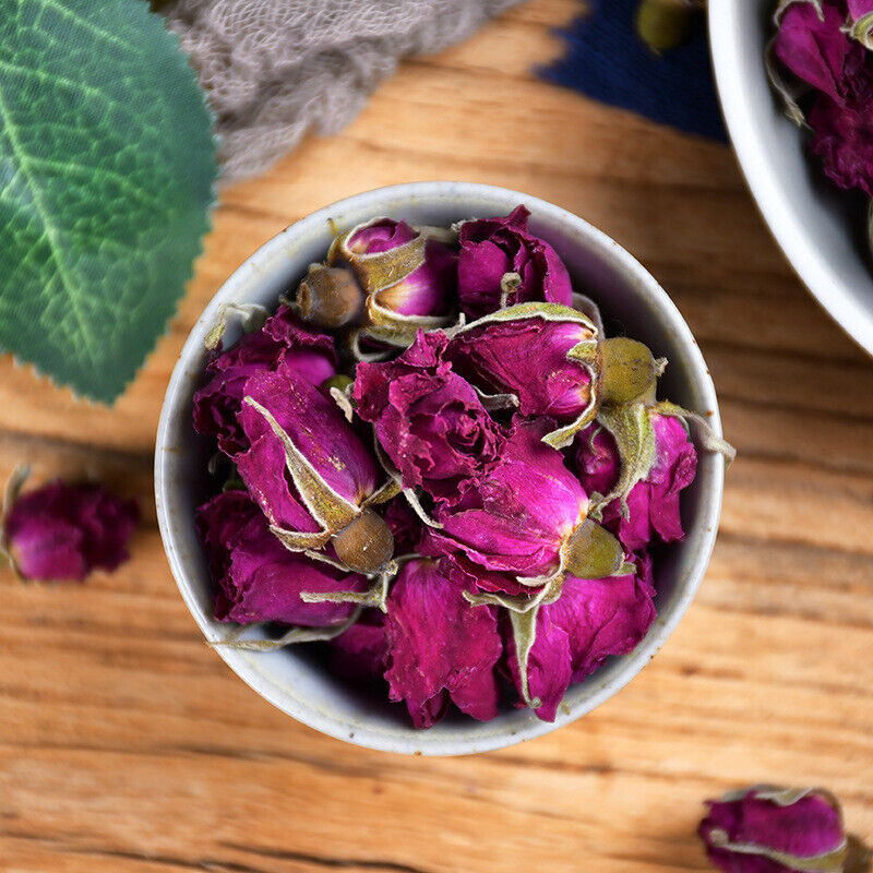 100g Rose Tea Organic Healthy Herbal Flower Tea Canned Ping Yin Mei Gui Cha Tea