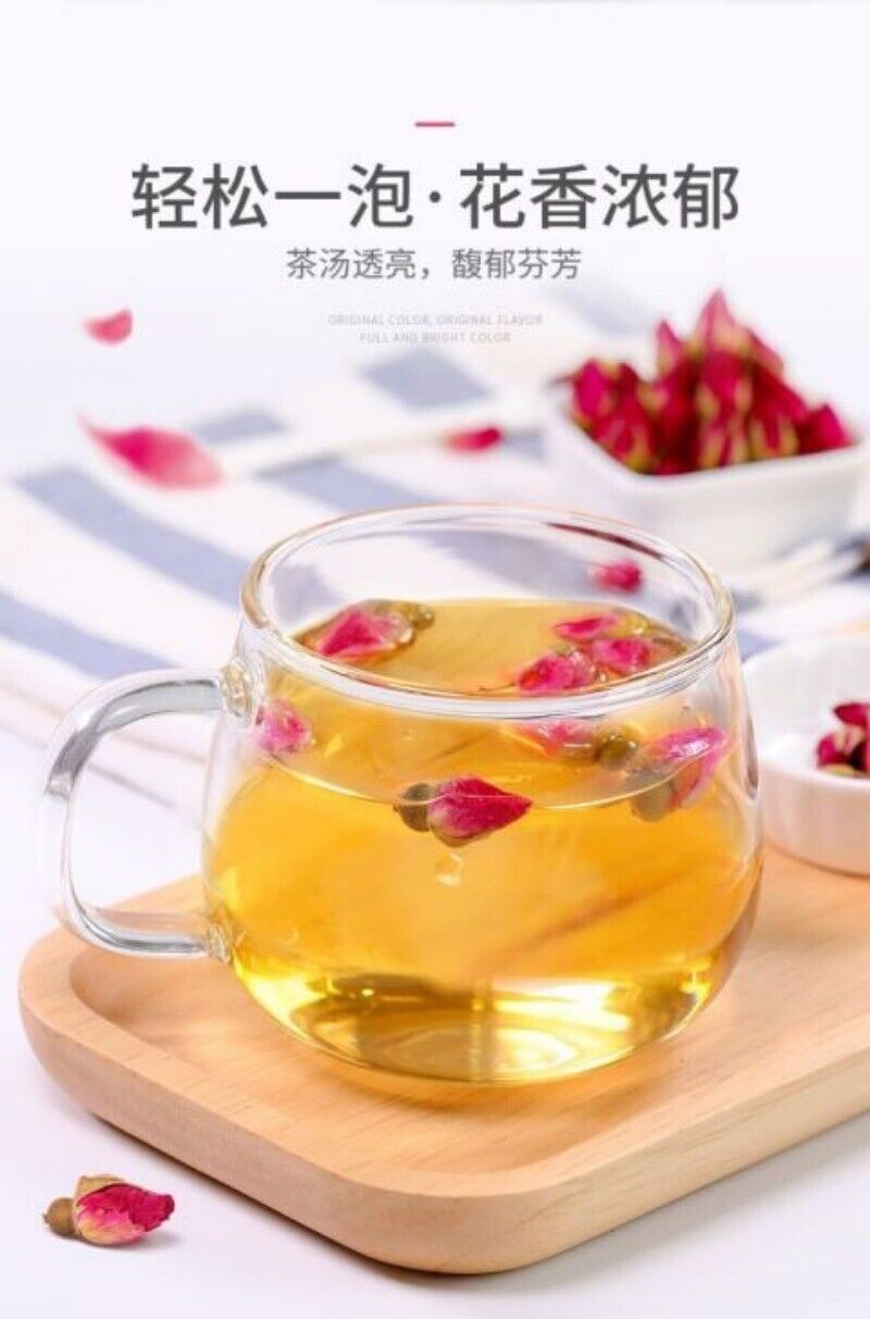 Rose TeaPingyin Red Rose TeaNatural Heavy Dried Rose Flower Herbal Tea 250g