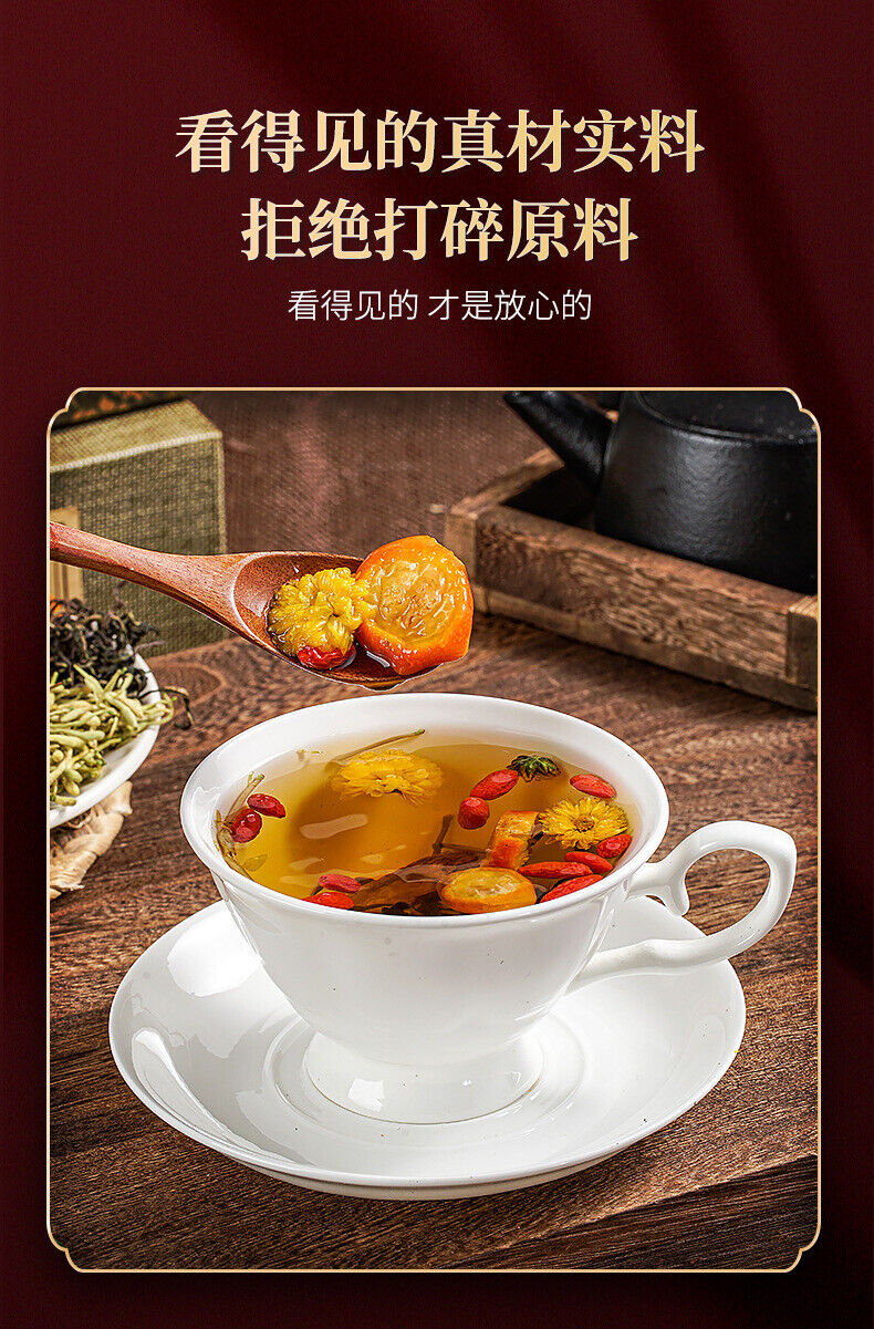 Chrysanthemum cassia seed siraitia grosvenorii medlar honeysuckle dandelion tea