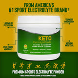Keto Electrolyte Powder - Hydration Supplement for Ketogenic Diets 250g/8.8oz