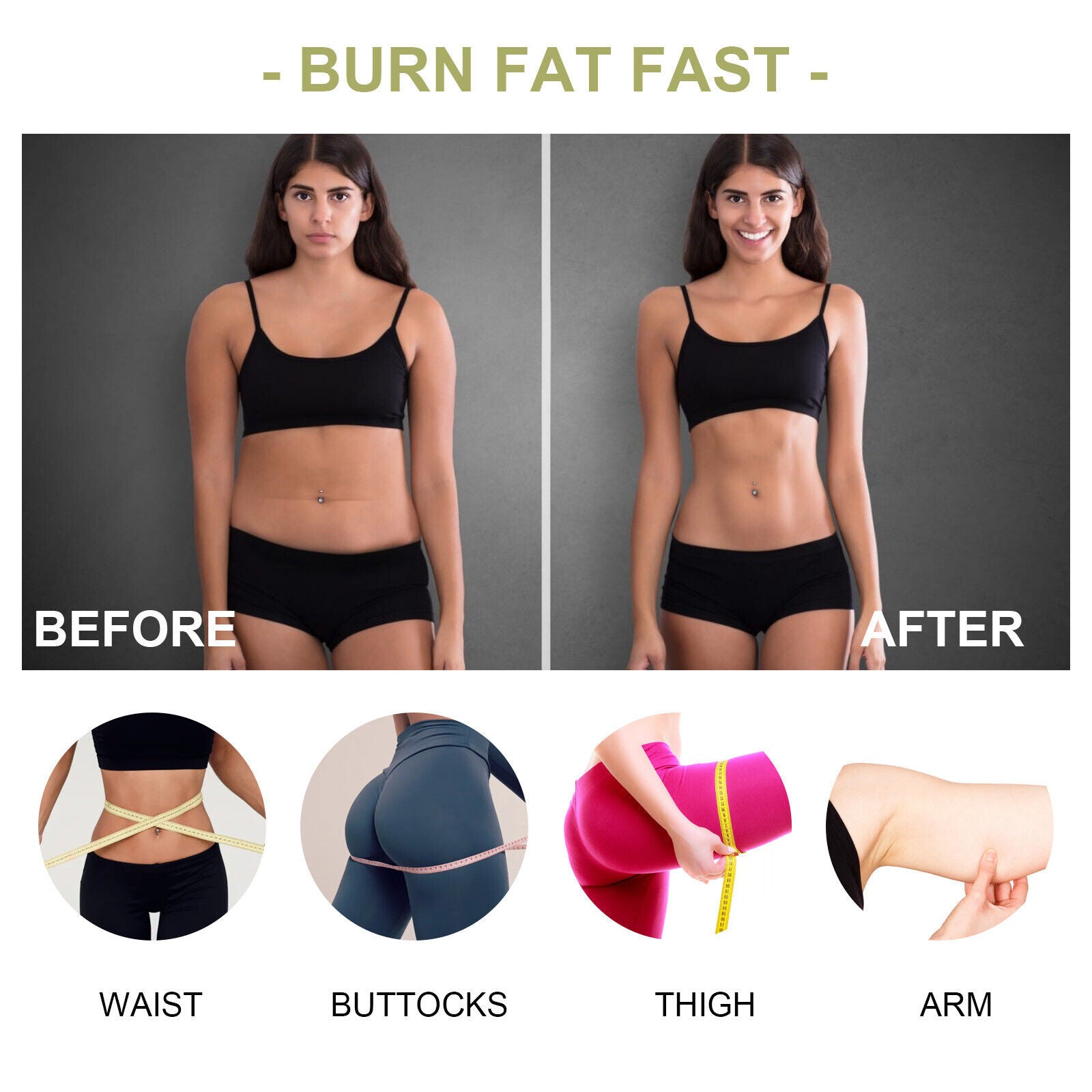 EPA-3 Slimming Drops Body Shaping Drops - Firm Arms, Thighs, and Waist