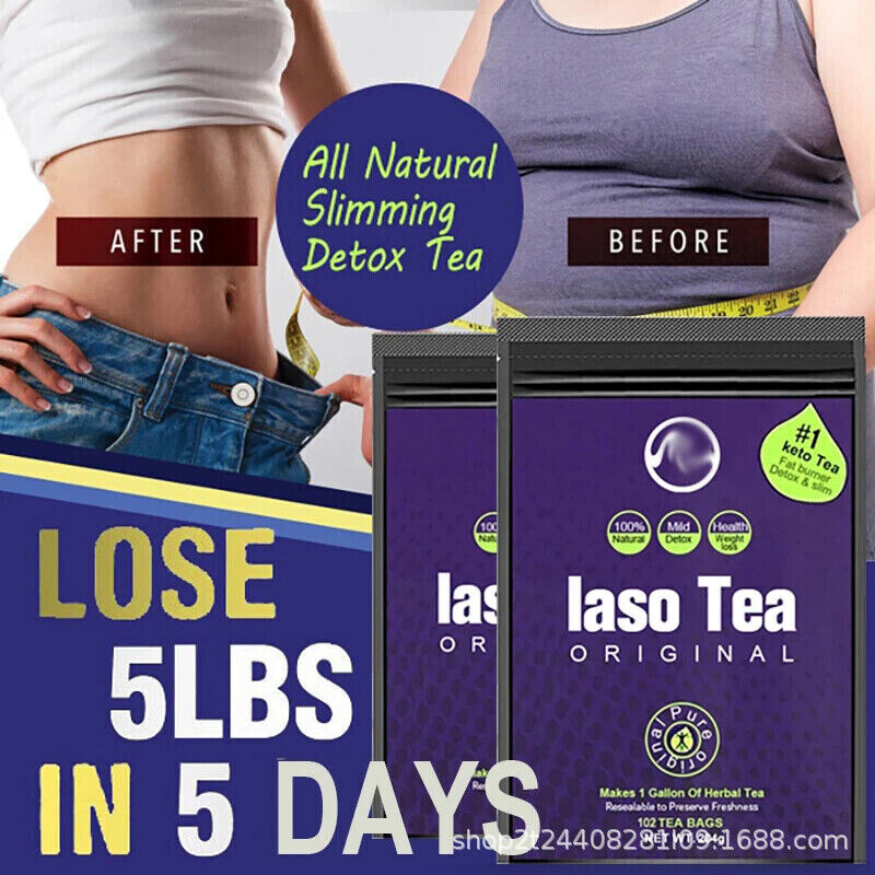 🔥Iaso Tea Original 28 Detox Tea Loose Weight 5 Pounds and 5 Days Organic