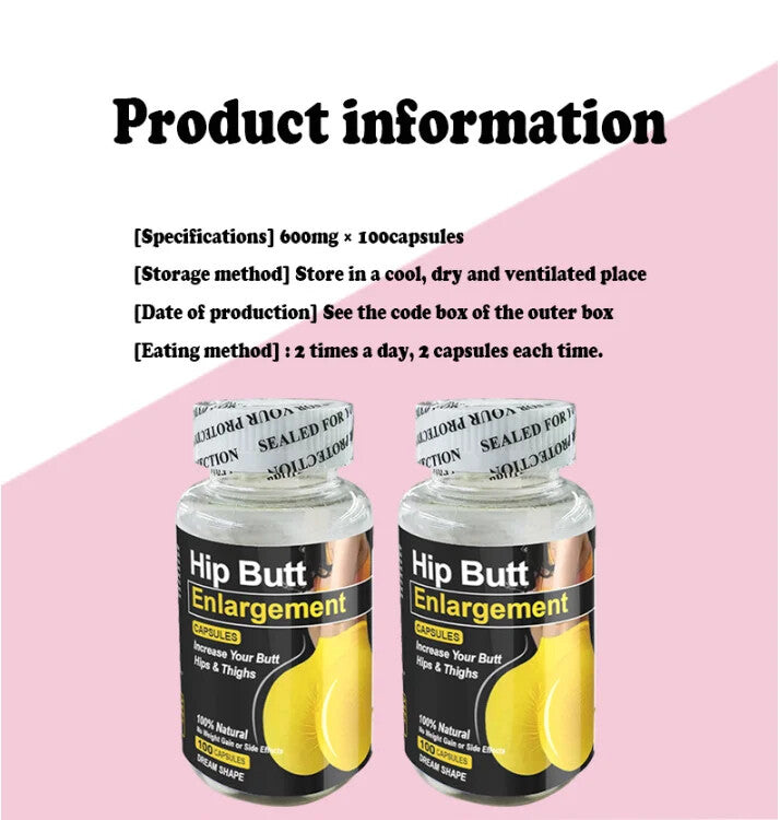 Maca Butt Lifting Big Ass & Hips Herbal Butt Enlargement Booster BBL Capsule