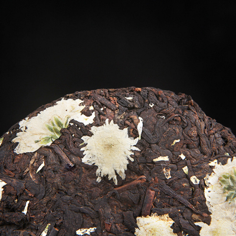 100g*5pcs Chrysanthemum Pu-erh Tea Organic Ripe Pu-erh Tea Gift Tea Health Care