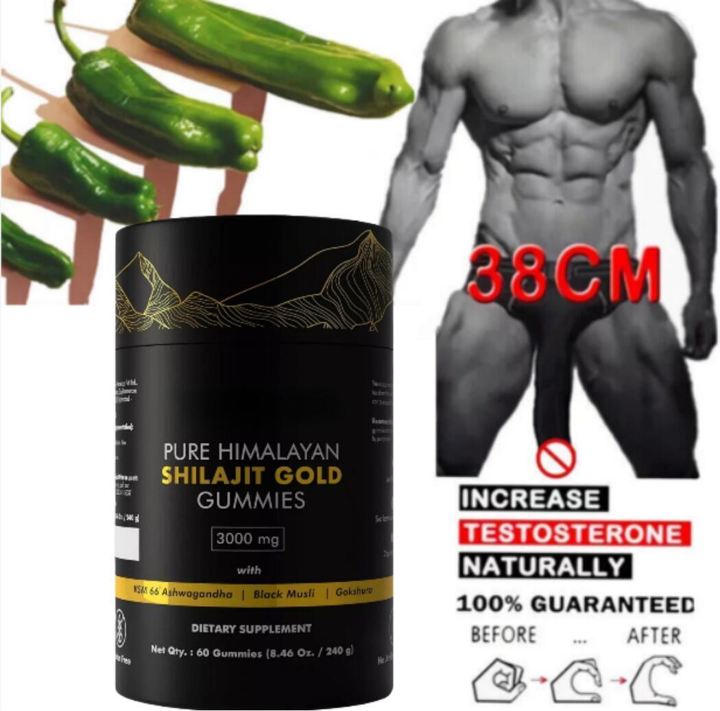 Pure Himalayan Shilajit Gummies Immune Support with Ashwagandha,Chaga Mushroom