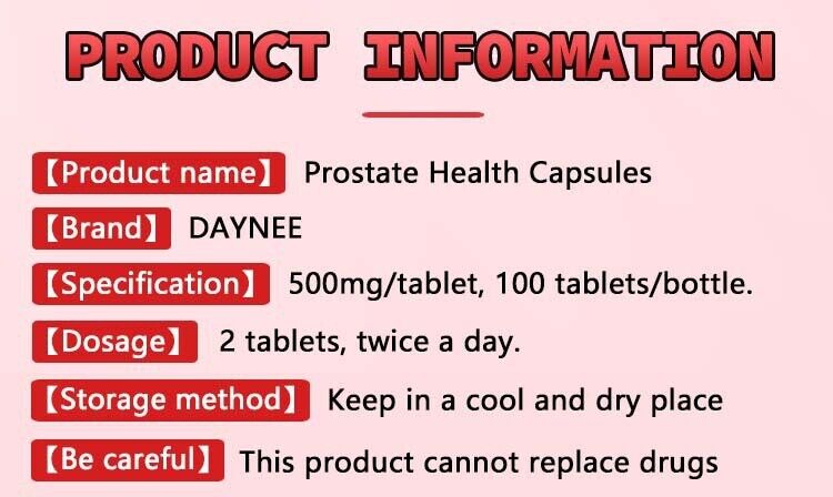 Prostate Health Capsule Solve The Problem of The Prostate Tablet 60 Tablets