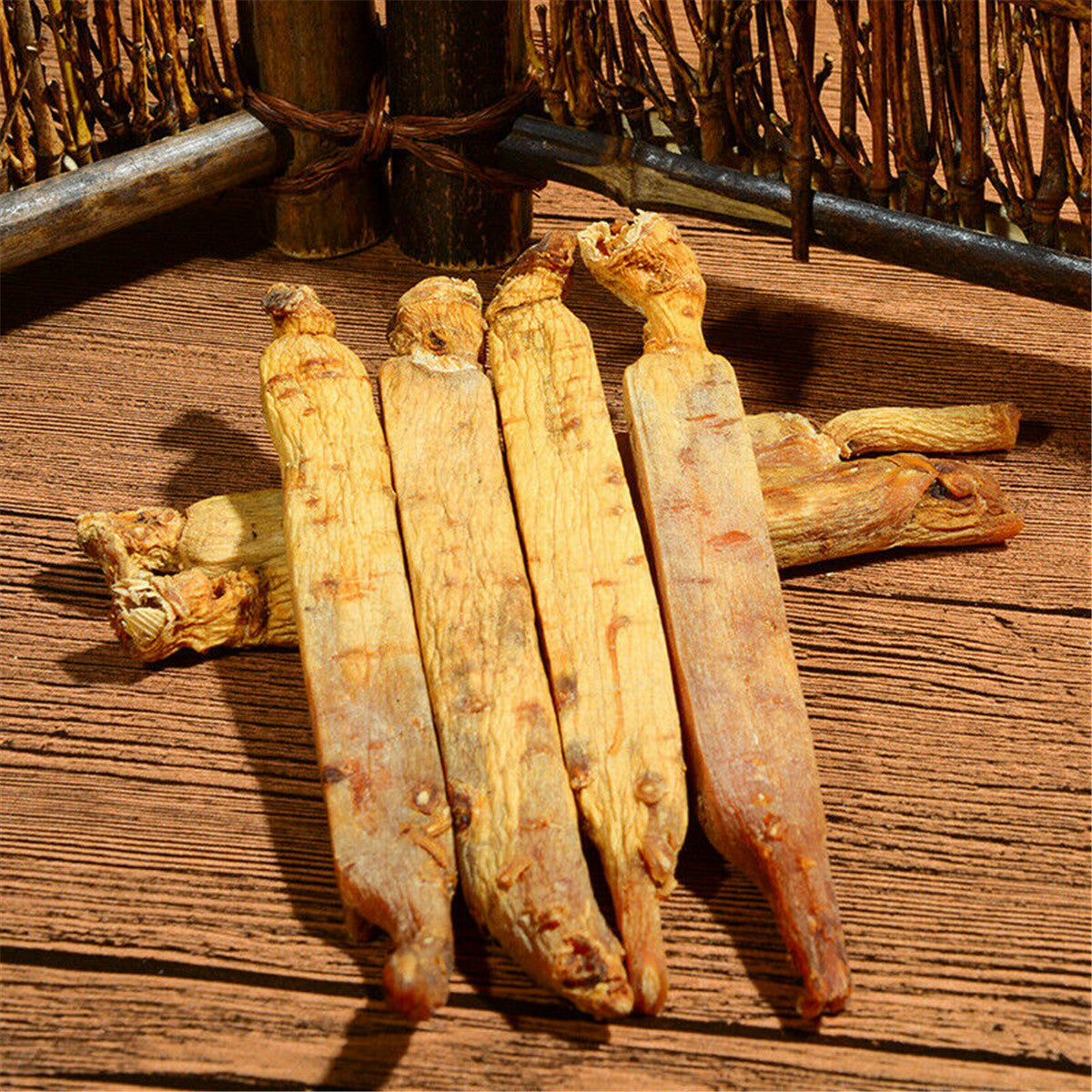 10 Years Dry Ginseng Root Herbal Tea Health Chinese Herbs Red Ginseng Root