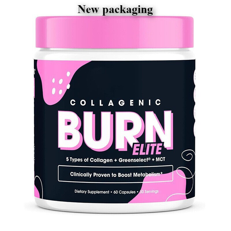 Collagenic Burn Elite, Collagen Peptides Infused Thermogenic Fat Burner