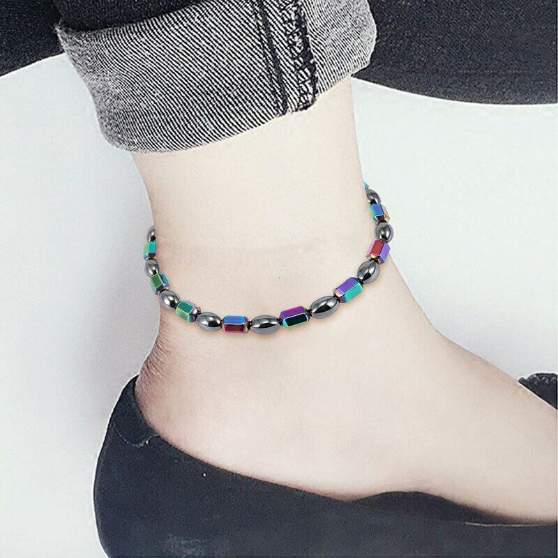 Jewelry Massage Stone Magnetic Therapy Bracelet Anklet Weight Loss Health Care