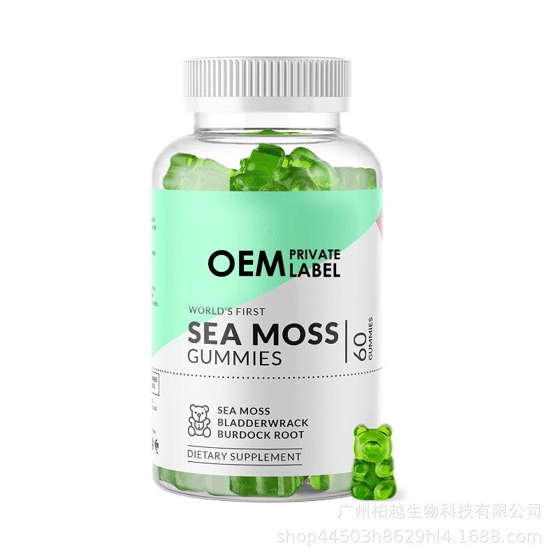 120 Pills Organic Sea Moss Capsules, Irish Sea Moss, bladderwrack & Burdock Root
