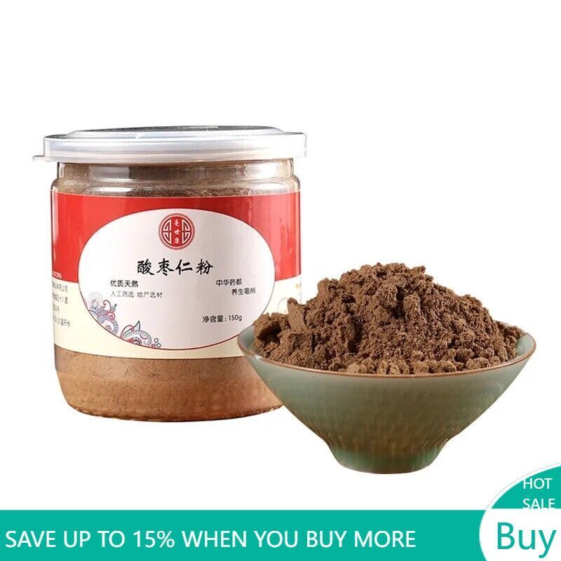 150gDeep-fried Suan Zao Ren Date Seed Powder Good Sleep / Relieve Insomnia5.29oz
