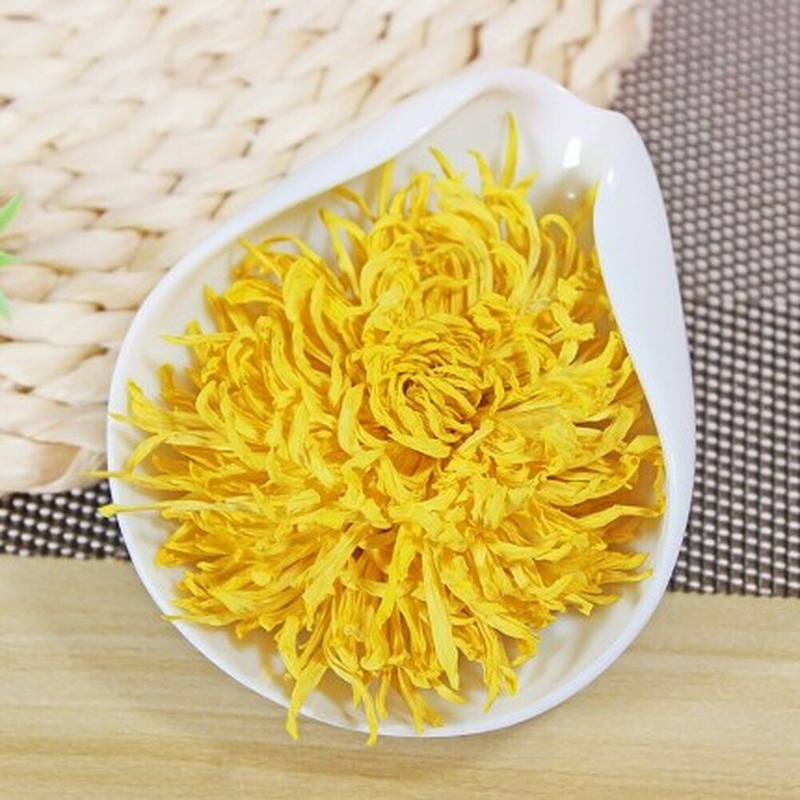 A Big Blooming tea 100pc Emperor Chrysanthemum Flower Tea bag,Giant Golden JU HU