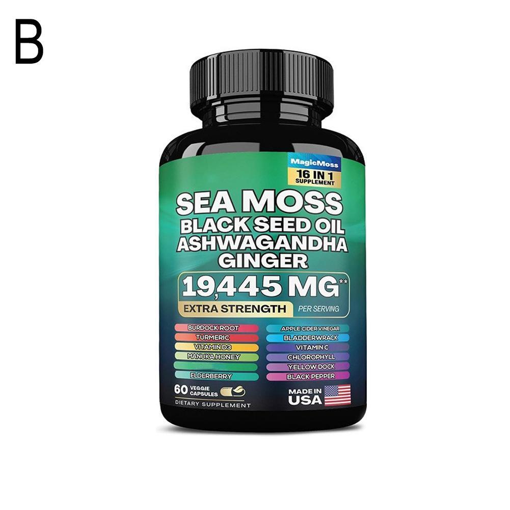 Sea Moss Bundle Black Seed Multivitamin & Shilajit Power Combo Kidney health