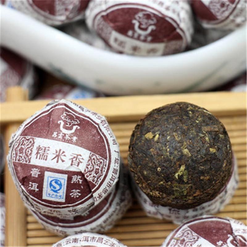 100g Yunnan Puerh Tea Glutinous Rice Flavor Puer Tuocha Black Tea Ripe Pu Er Tea