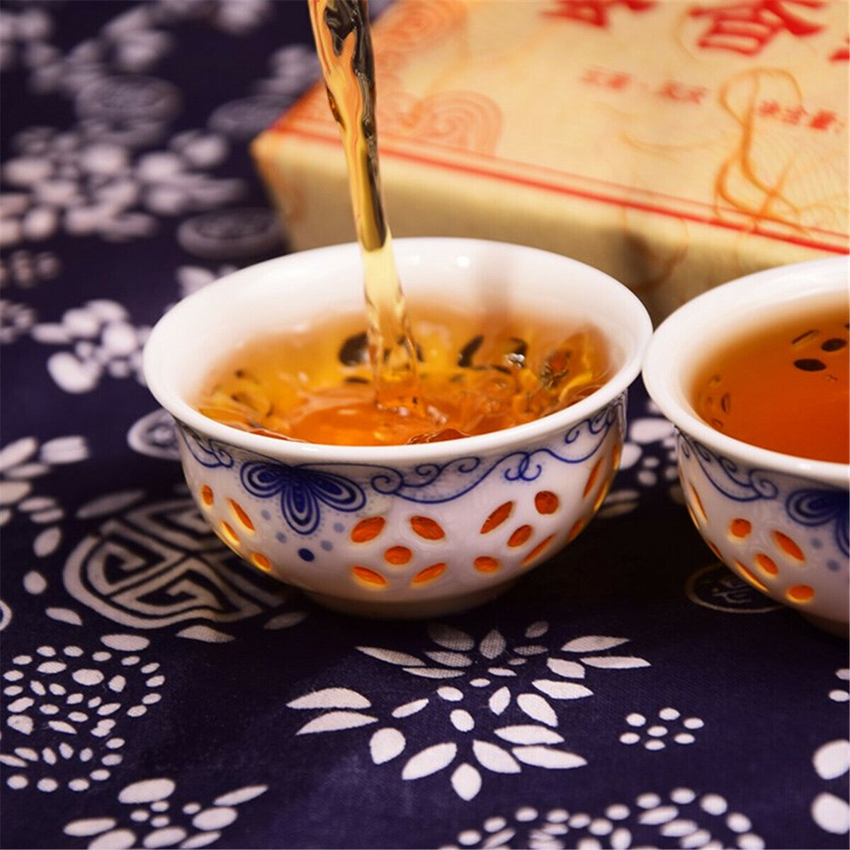 Yunnan DianHong Brick Fengqing Dian Hong Compressed Tea Red Tea Health Care 250g