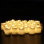 24x LED Flameless Tea Light Tealight Candle Wedding Decoration Battery Included