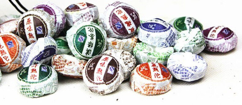 10 pcs 50g Puer Tea China Top-Grade Raw and Cooked Puerh Tuocha Tea