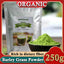 Unsweetened Premium Organic Barley Grass Powder 250g for lose weight barley powder pure organic body detoxification