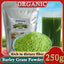 Unsweetened Premium Organic Barley Grass Powder 250g lowering cholesterol, beautiful skin, healthy slimming drink