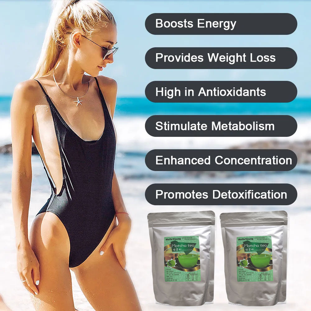 100% Organic Matcha Green Tea Powder - Premium Japanese Matcha - Best for Delicious Matcha Latte, Yummy Smoothie, Flavorful Desserts & Baking - No Sugar Added