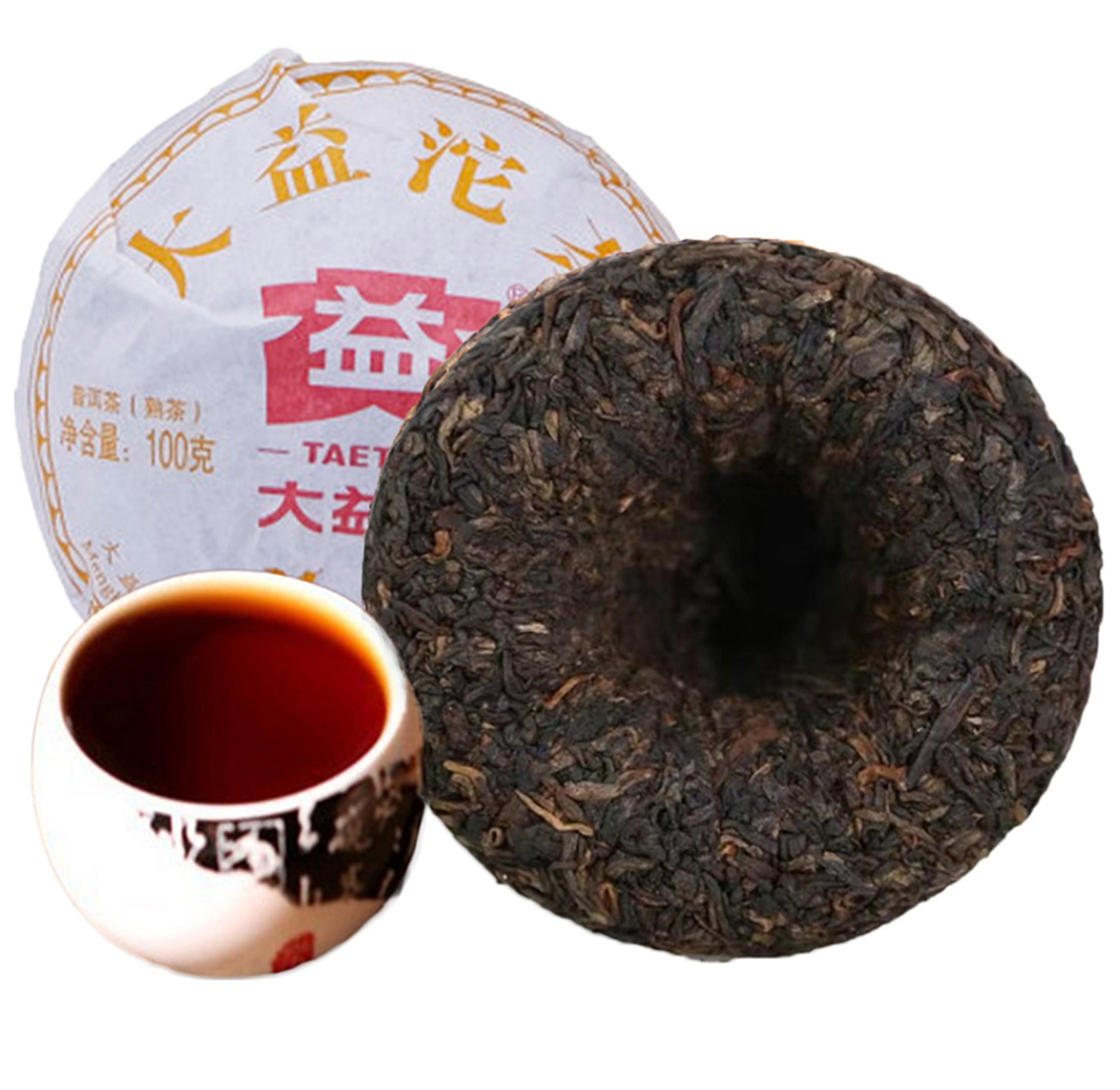 100g Yunnan Ripe Puer Tea Organic Premium Old Tree Pu-Erh Black Tea Health Drink