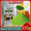 Organic Barley Grass Powder 250g, Green Superfood for Smoothie Non-GMO, Finely Ground Whole Dried Young Leaves, Pure, Kosher