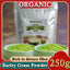 250g Organic Barley Grass Powder Gluten Free Non-GMO Superfood Vegan Non-GMO, Finely Ground Whole Dried Young Leaves