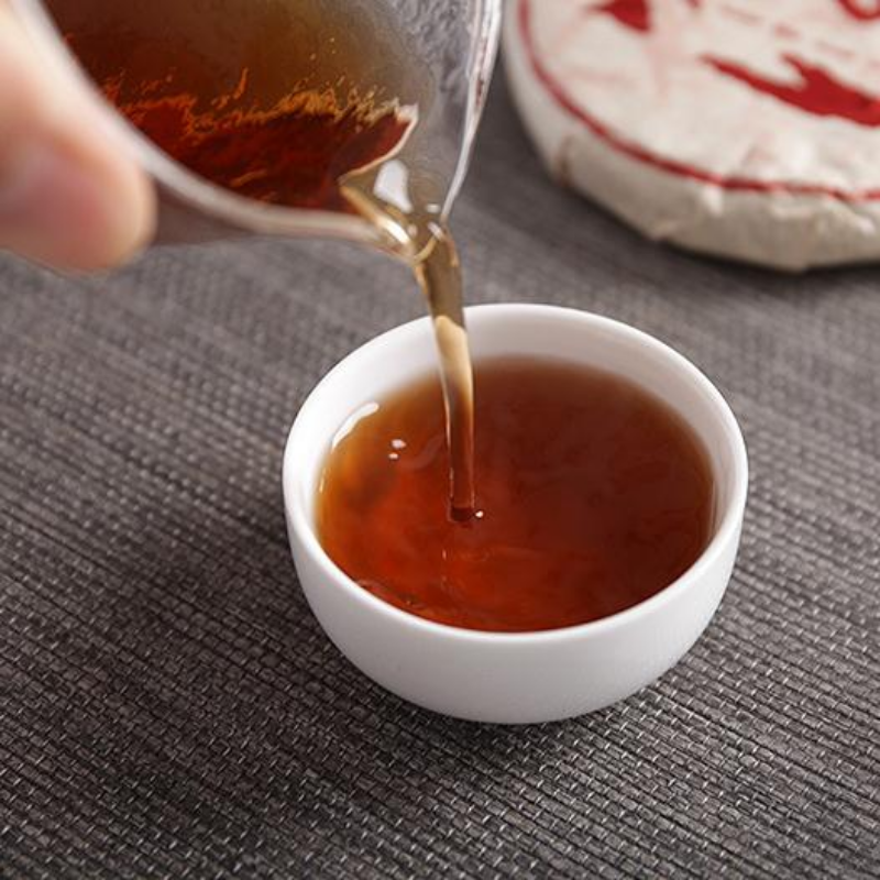 100g Yunnan Pu-erh Ripe Tea Small Cake Big Tree Cooked Puerh Tea Pu'er Blakc Tea