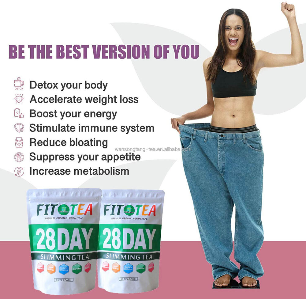 28 Day Flat Tummy Tea Herbal Detox Slimming Tea Weight Loss 3g*28 Sachets/Bag