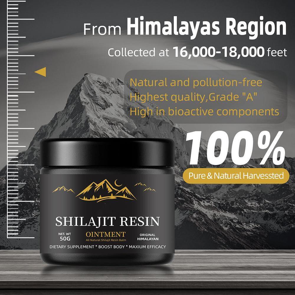 Himalayan Shilajit Soft Resin Organic Extract - Potent Fulvic Acid Supplement