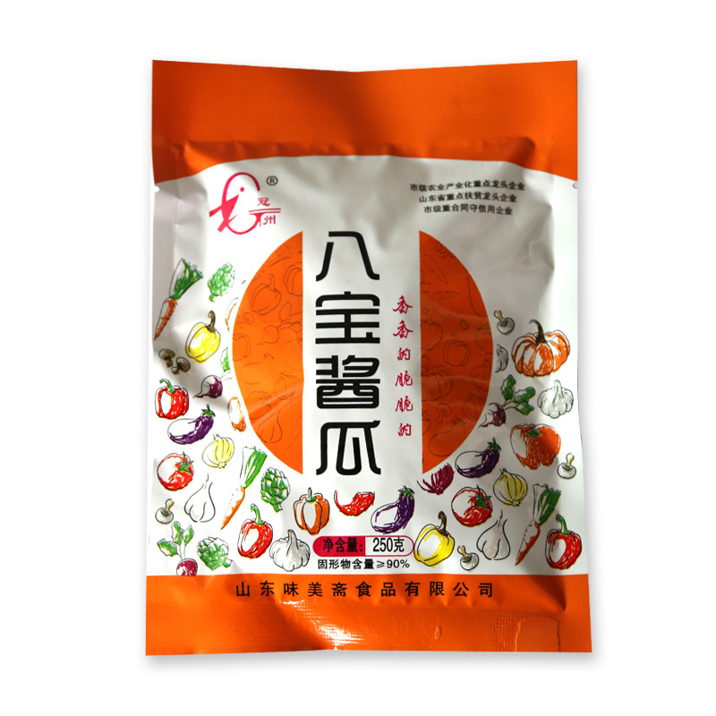 山东特产八宝酱瓜 Sauce Cucumber Slightly Spicy Food Small Pickles Chinese Cuisine