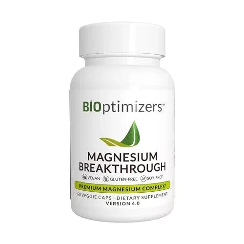 BiOptimizers Magnesium Breakthrough Supplement 4.0 - 60 Capsules
