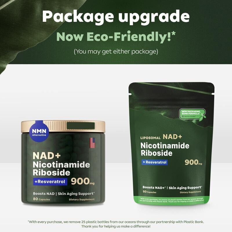 NAD+ Supplement Energie, Fokus Booster Nicotinamid Ribosid