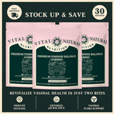 60Pcs Vital Source Feminine Balance Gummies,Support Women's Health&Wellness-Best