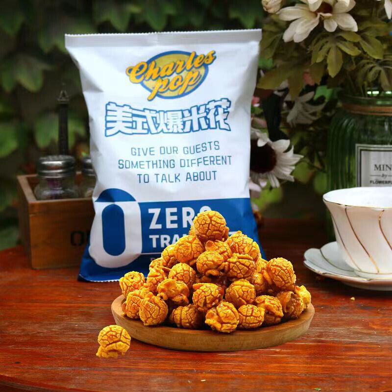 100g*3bags Charles POP Multiple flavors instant popcorn snack Chinese Food 即食爆米花