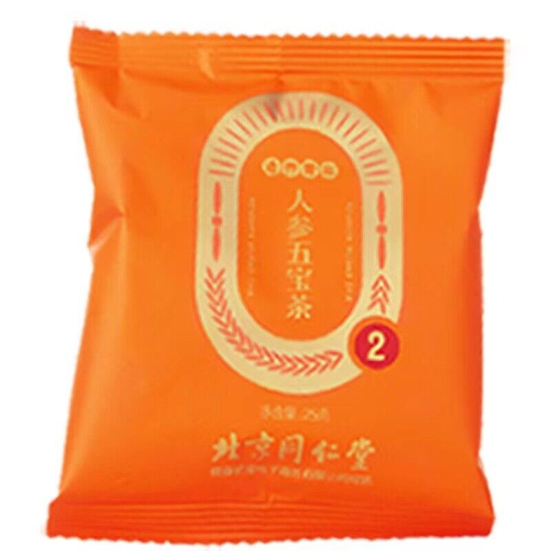 175g Chinese Herbal Tea Ginseng Chinese Wolfberry Maca Five Treasure Herbs Tea