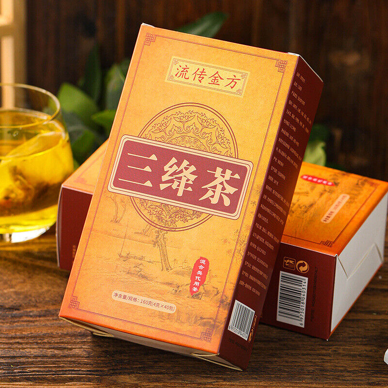 160g Three-reddish-red tea 流传金方三绛茶160g(4g*40) 青钱柳玉米须桑叶茶 口感醇厚 茶香浓郁 养生茶 代用茶 NEW