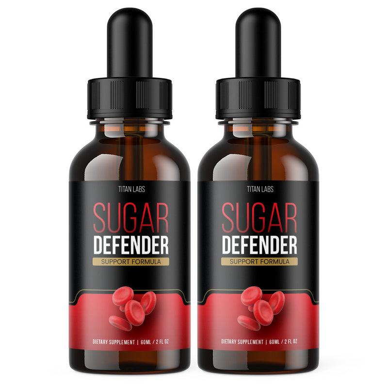 (2 Pack) Sugar Defender,Blood Sugar Support Supplement Sugar Defender (4oz)