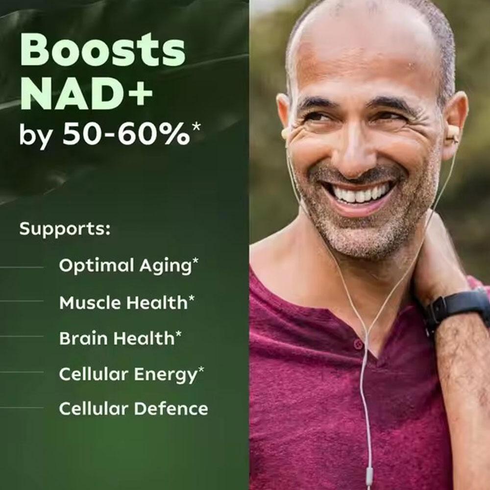 6x NAD+Supplement for Anti-Aging,Energy Focus Nicotinamide Riboside Resveratrol
