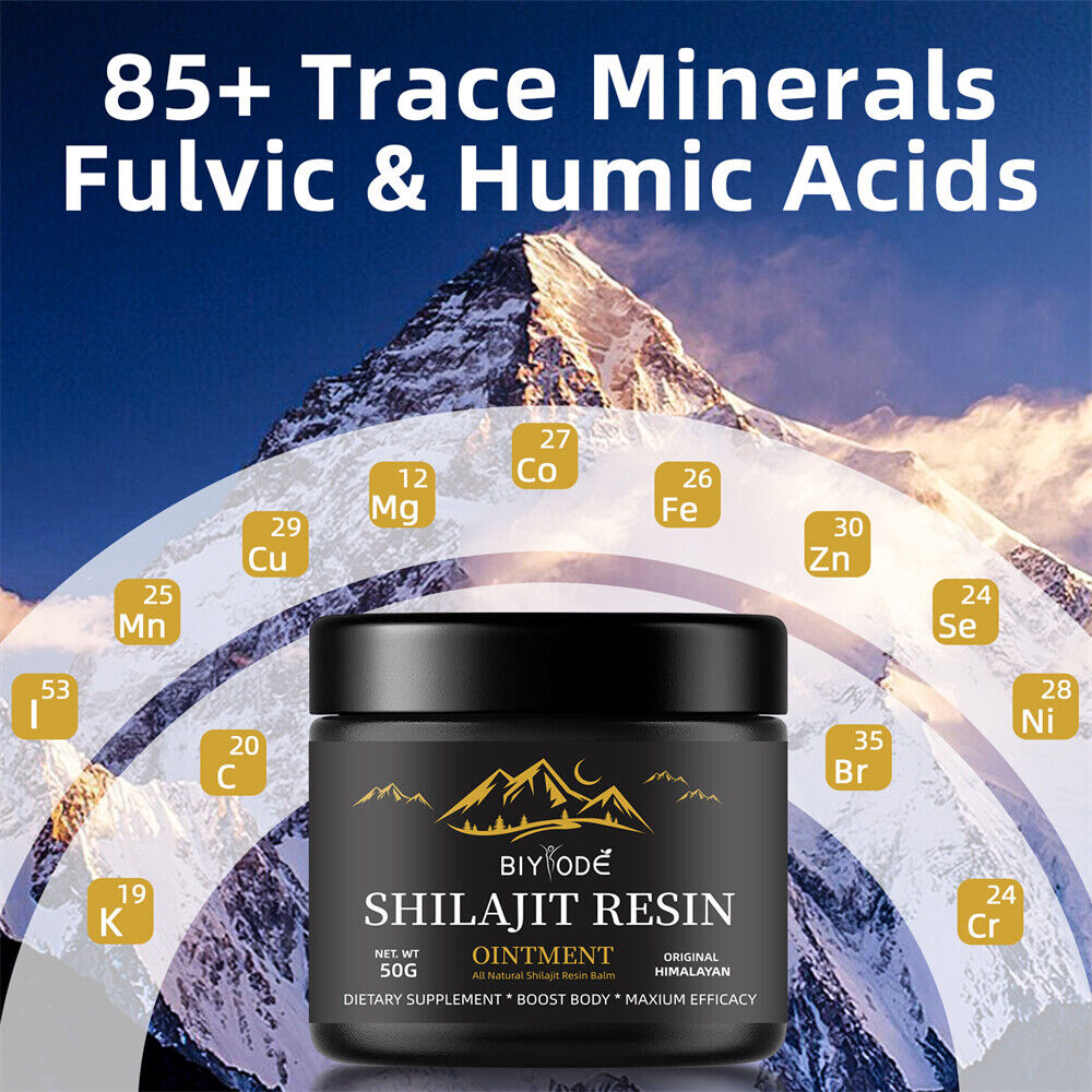 Pure 100% Himalayan Shilajit Soft Resin, Organic, Extremely Potent, Fulvic Acid
