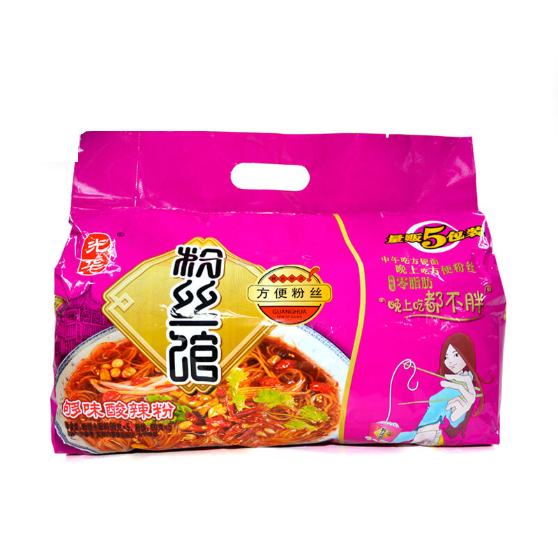 今麦郎光华粉丝馆酸辣粉 98gX5bag Hot and sour Vermicelli Chinese Food Snacks