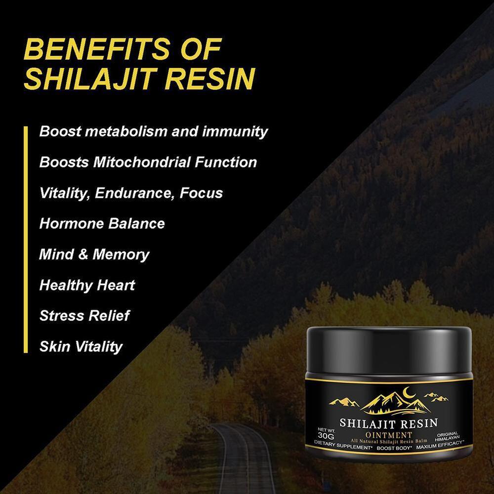 Himalayan Shilajit Soft Resin Organic Extract - Potent Fulvic Acid Supplement