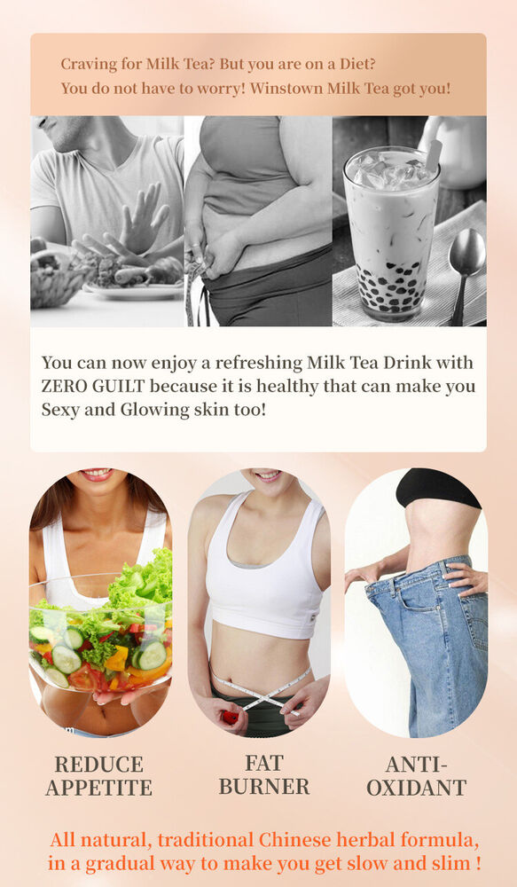 Slim Milk Tea Original Tee Bauchfettverbrennung Gewichtsverlust Detox-Tee 100g
