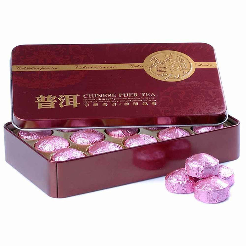 /Lotus Leaf Mini Ripe Puer Tuocha Yunnan Gift Pack Shu Puerh 75g