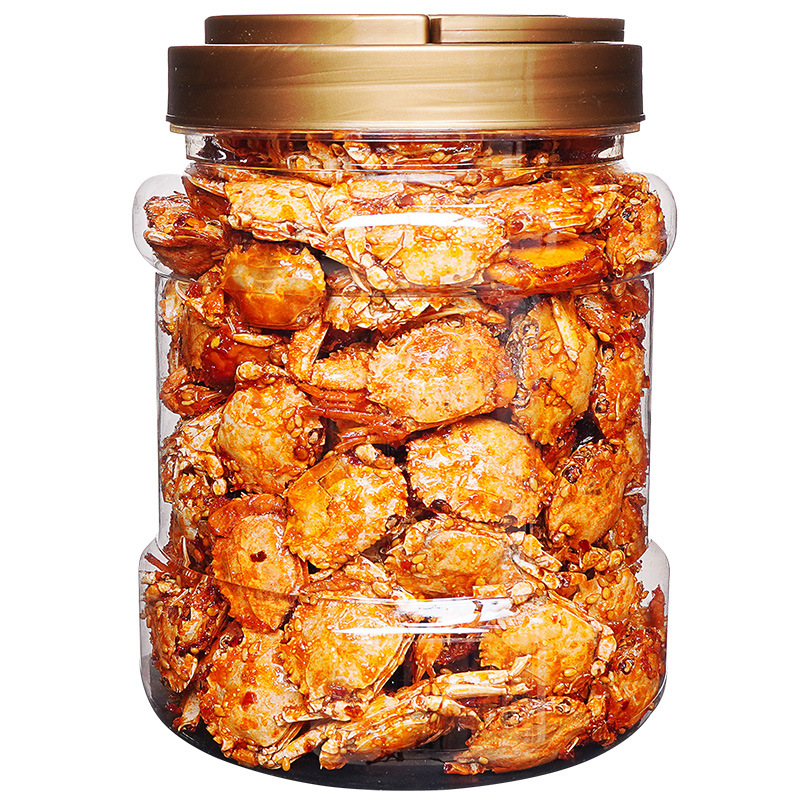 NEW Spicy Small Sea Crab Instant Canned Cooked Seafood Casual Deep Sea Snack
