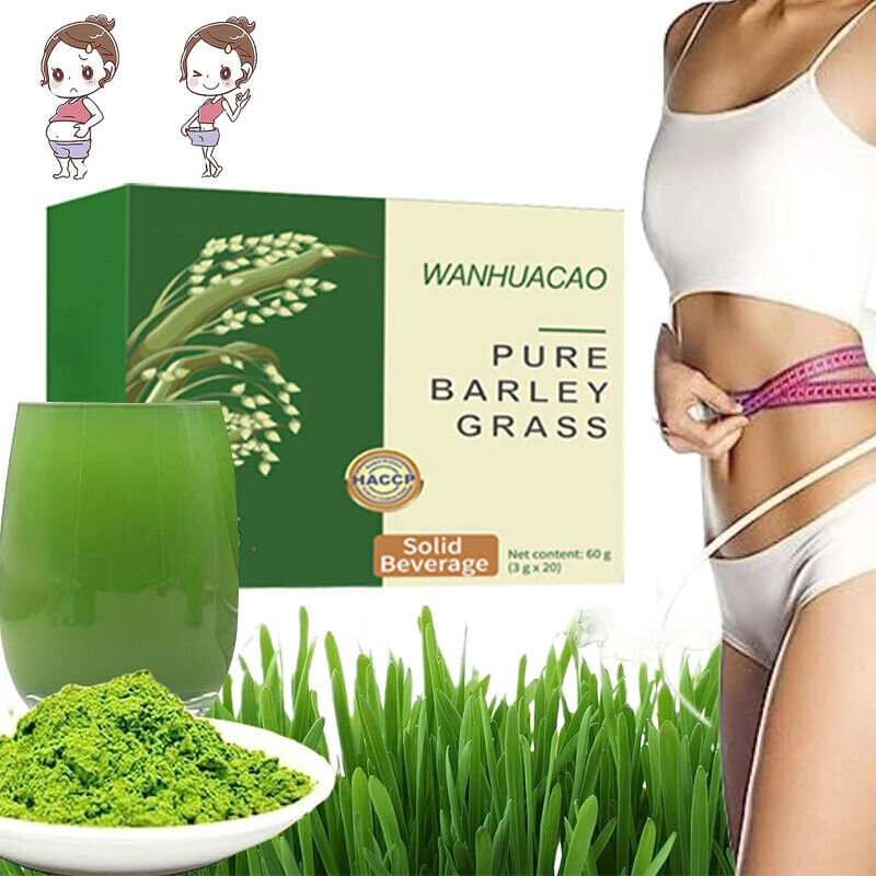 60PCS Na_veta Barley Grass Powder 100% Pure & Organic, Pure Organic Barley