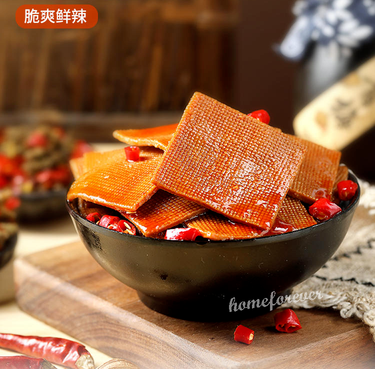 160g x 2 Bags Liangpinpuzi Thin Dried Tofu Sweet & Spicy Snacks 良品铺子薄豆干 甜辣味