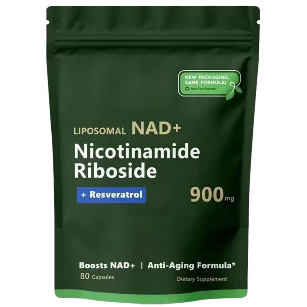 NAD+ Supplement for Anti-Aging, Energy,Focus Nicotinamide Riboside Resveratrol