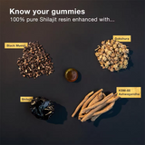 Himalaya Shilajit GOLD Gummibärchen, Bio, extrem wirksam 3000 mg, Fulvosäure