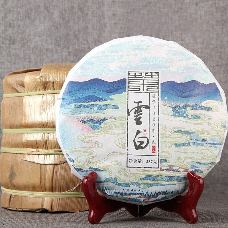 /Golden White Sheng Puer Tea Cloud-like White Beauty Raw Puerh Tea 357g
